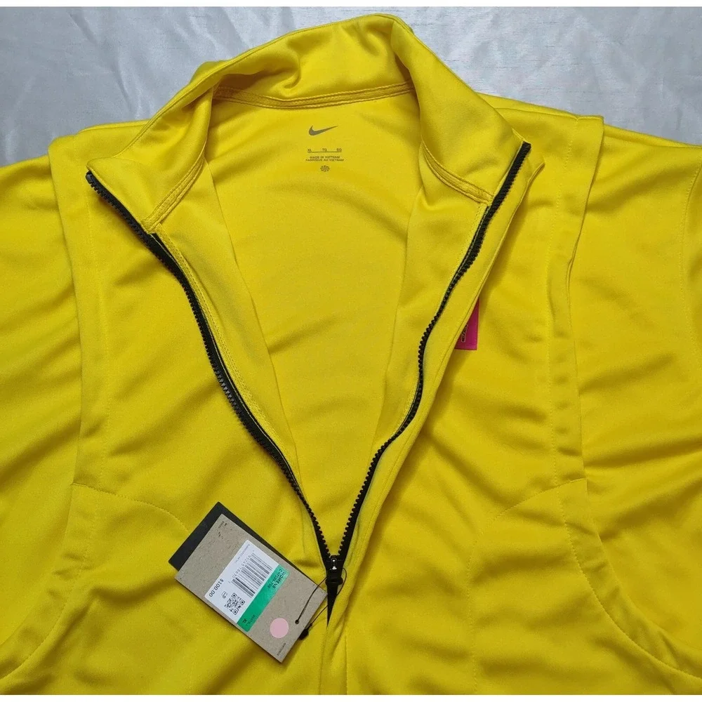 NIKE Retro Fly Vivid Sulfur‎ Dri-FIT Women XL Basketball Jacket - DH7294 NEW